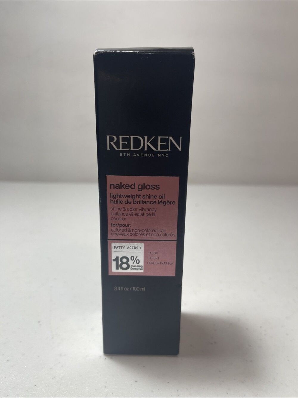 Redken Naked Gloss Lightweight Shine Oil W/OB 100mL / 3.4 Oz